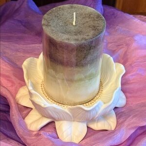 PartyLite Magnolia Shaped Candle Holder